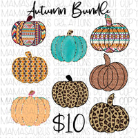 Autumn Pumpkin Bundle Digital Design