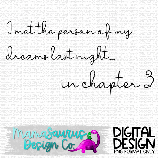 Person of my Dreams Chapter 3 Romance Digital Design