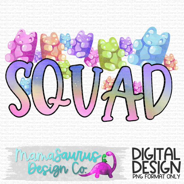 Gummy Bear Squad Digital Design