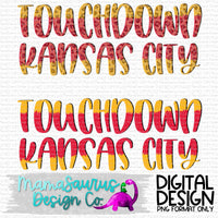 Touchdown KC Ombré Digital Design
