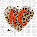 KC Leopard Heart Digital Design